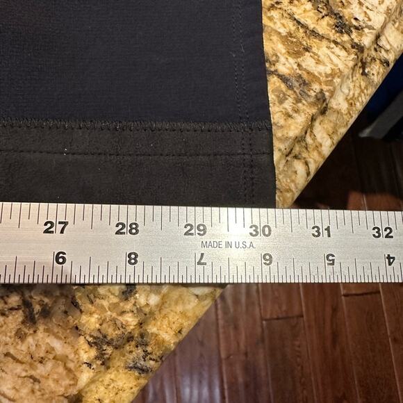 Ariat Womens 30 x 30 Black Riding Pants with Suede Inner Leg and Fleece Interior - Picture 7 of 10